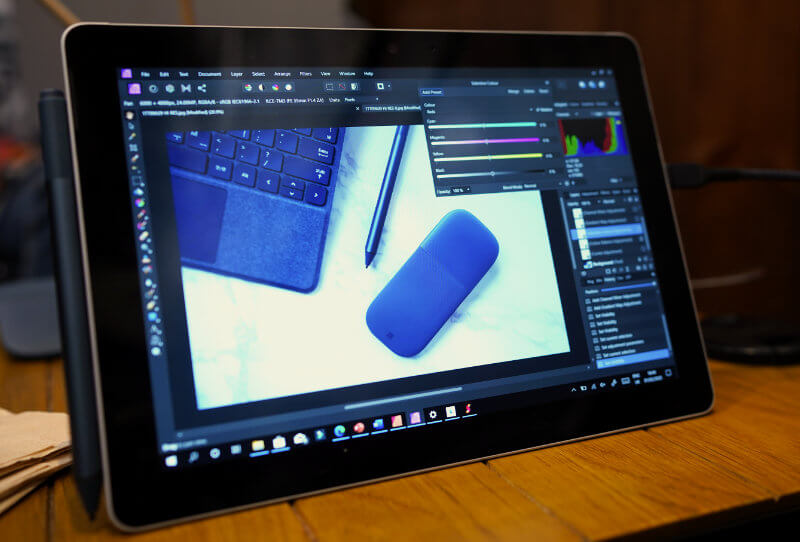 surface pro 7 video editing